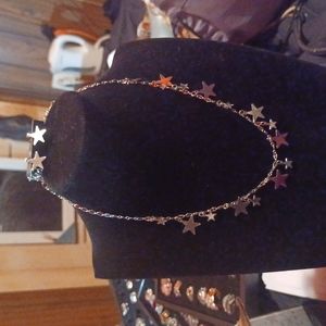 Silver star necklace